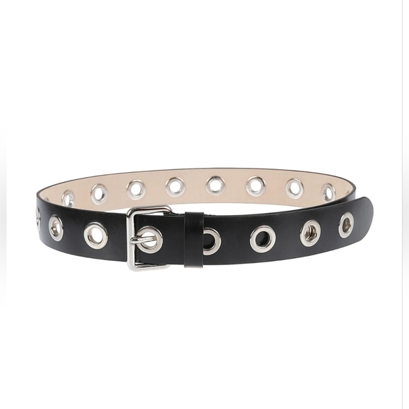 Alexander McQueen eyelet belt 38